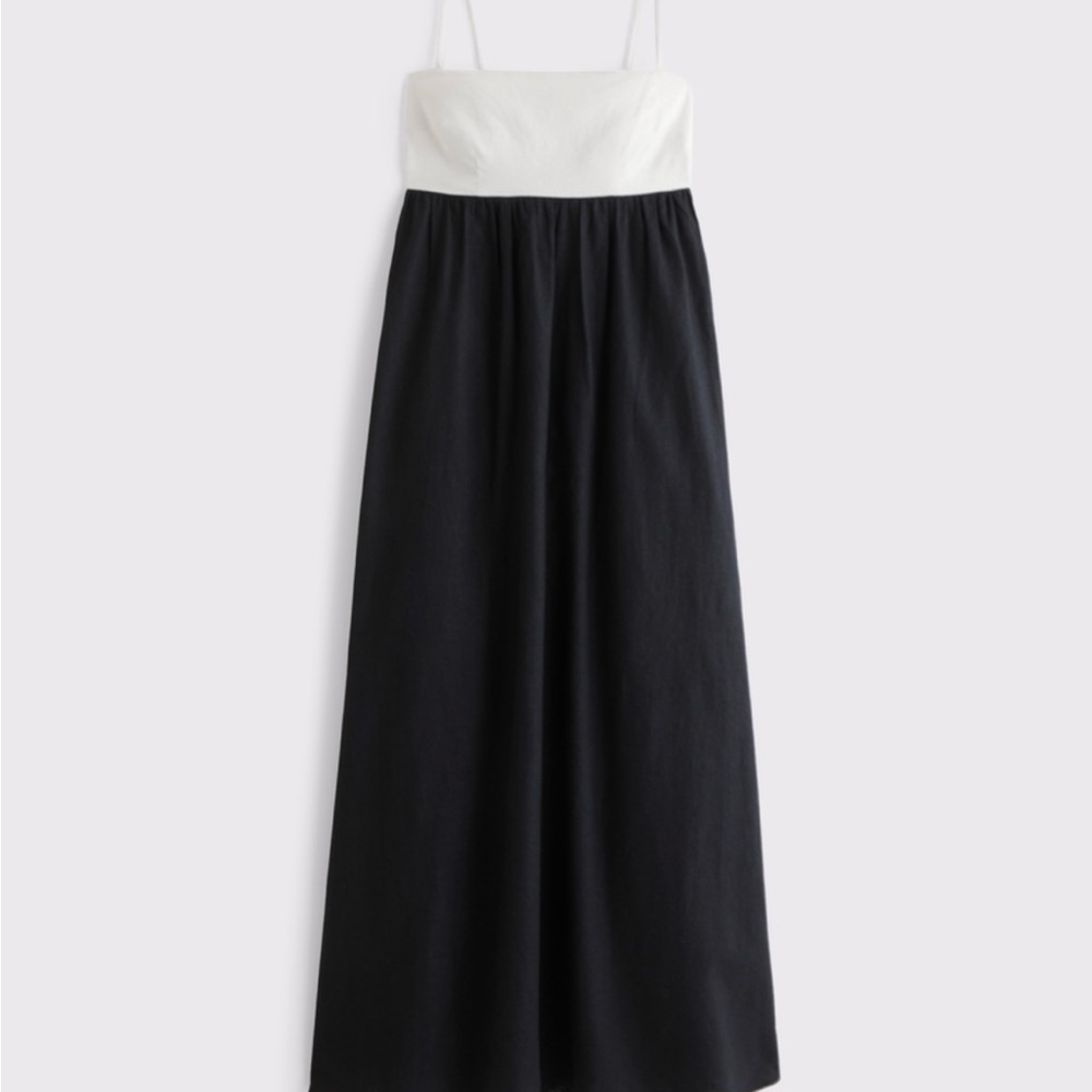 Abercrombie & Fitch Black and White babydoll dress